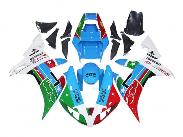 500 Azul Claro 02-03 Yamaha R1 Carenado 500 Azul Claro 02-03 Yamaha R1 Carenado