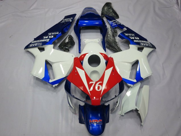 76 Blanco & Rojo 03-04 Honda CBR600RR Carenado 76 Blanco & Rojo 03-04 Honda CBR600RR Carenado