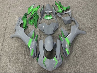 Acentos En Gris & Verde Nardo 15-19 Yamaha R1 Carenado