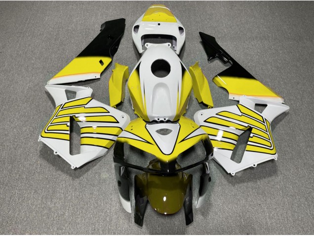 Alas Amarillas & Blancas 05-06 Honda CBR600RR Carenado Alas Amarillas & Blancas 05-06 Honda CBR600RR Carenado