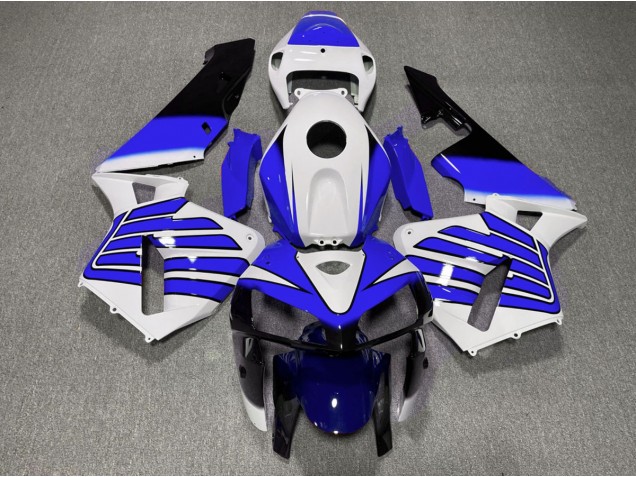 Alas Azul Oscuro & Blanco 05-06 Honda CBR600RR Carenado Alas Azul Oscuro & Blanco 05-06 Honda CBR600RR Carenado