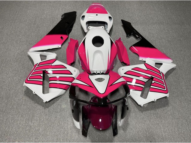 Alas Rosadas & Blancas 05-06 Honda CBR600RR Carenado Alas Rosadas & Blancas 05-06 Honda CBR600RR Carenado