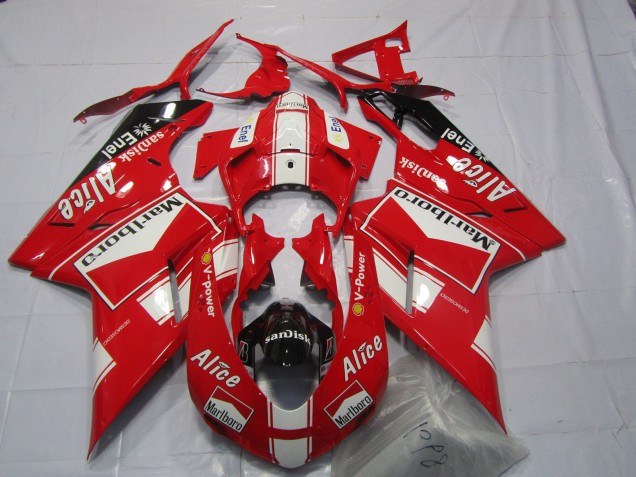 Alice & Marlboro 07-14 Ducati 848 1098 1198 Carenado