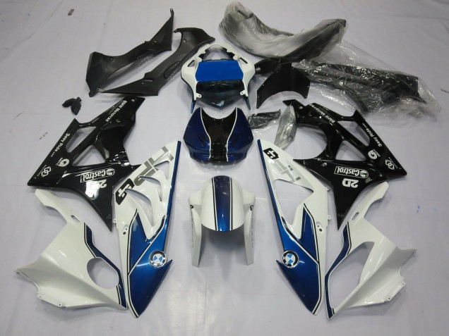 Alienígena Azul & Blanco 09-14 BMW S1000RR Carenado Alienígena Azul & Blanco 09-14 BMW S1000RR Carenado