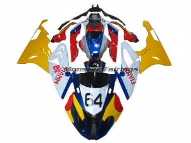 Alienígena Azul & Blanco 09-14 BMW S1000RR Carenado