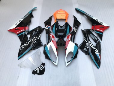 Alienígena Azul & Blanco 09-14 BMW S1000RR Carenado