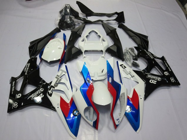 Alienígena Azul & Blanco 09-14 BMW S1000RR Carenado