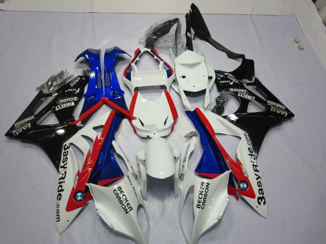 Alienígena Azul & Blanco 09-14 BMW S1000RR Carenado Alienígena Azul & Blanco 09-14 BMW S1000RR Carenado