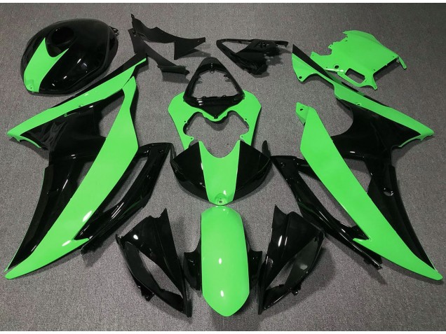 Alta Visibilidad Verde 08-16 Yamaha R6 Carenado Alta Visibilidad Verde 08-16 Yamaha R6 Carenado