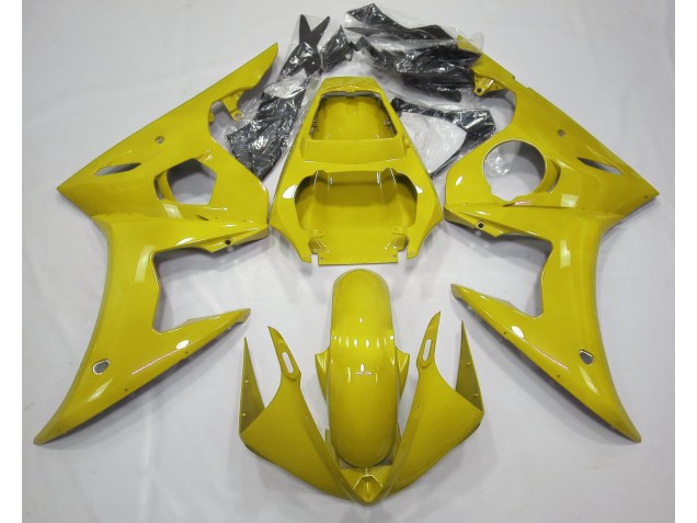 Amarillo Brillante 03-04 Yamaha R6 Carenado Amarillo Brillante 03-04 Yamaha R6 Carenado