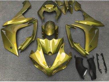 Amarillo Brillante 07-08 Yamaha R1 Carenado