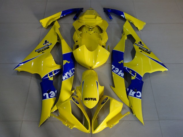 Amarillo Brillante Camel 08-16 Yamaha R6 Carenado Amarillo Brillante Camel 08-16 Yamaha R6 Carenado