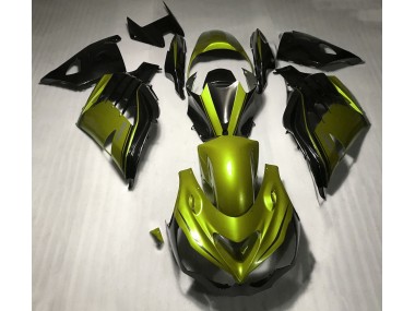 Amarillo Brillante & Negro 12-21 Kawasaki ZX14R Carenado