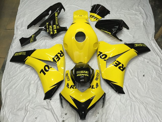 Amarillo Brillo Repsol 08-11 Honda CBR1000RR Carenado Amarillo Brillo Repsol 08-11 Honda CBR1000RR Carenado