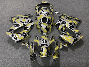 Amarillo Camuflaje 02-12 Honda VFR800 Carenado