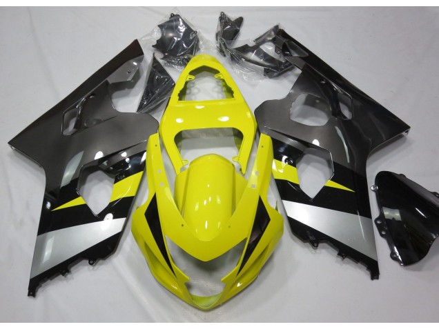 Amarillo & Gris 04-05 Suzuki GSXR 600-750 Carenado Amarillo & Gris 04-05 Suzuki GSXR 600-750 Carenado