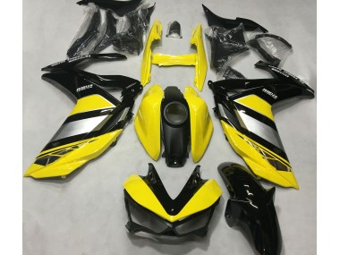 Amarillo & Negro Brillante 15-18 Yamaha R3 Carenado