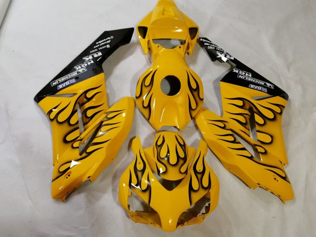 Amarillo Personalizado Llama 12-16 Honda CBR1000RR Carenado Amarillo Personalizado Llama 12-16 Honda CBR1000RR Carenado