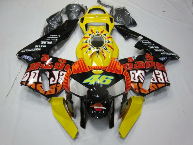 Amarillo Rossi 05-06 Honda CBR600RR Carenado Amarillo Rossi 05-06 Honda CBR600RR Carenado
