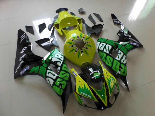 Amarillo Rossi 06-07 Honda CBR1000RR Carenado Amarillo Rossi 06-07 Honda CBR1000RR Carenado