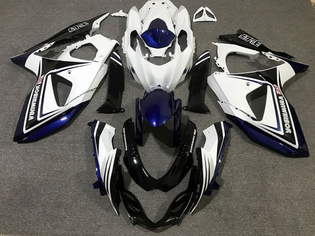 Azul Blanco & Negro 09-16 Suzuki GSXR 1000 Carenado Azul Blanco & Negro 09-16 Suzuki GSXR 1000 Carenado