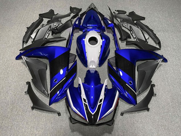Azul Blanco & Negro 15-18 Yamaha R3 Carenado Azul Blanco & Negro 15-18 Yamaha R3 Carenado