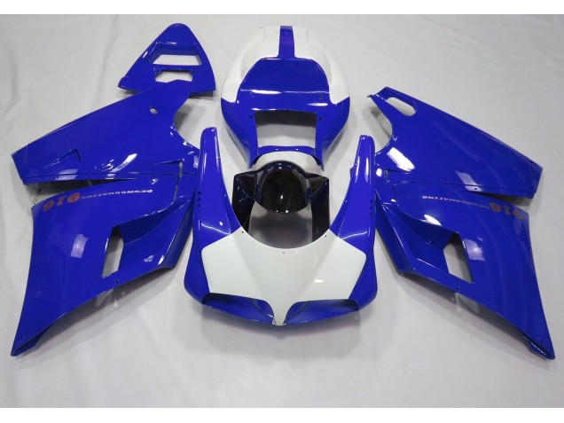 Azul Brillante & Blanco 93-05 Ducati 996 748 916 998 Carenado Azul Brillante & Blanco 93-05 Ducati 996 748 916 998 Carenado
