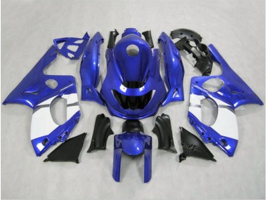 Azul Brillante & Blanco 98-07 Yamaha YZF600 Carenado