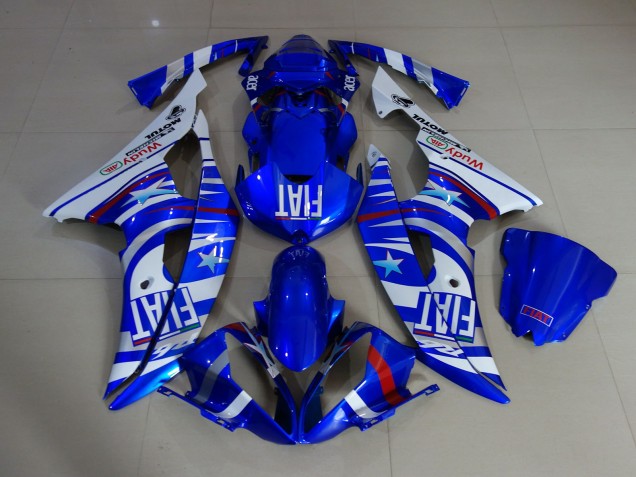Azul Brillante Fiat 08-16 Yamaha R6 Carenado Azul Brillante Fiat 08-16 Yamaha R6 Carenado