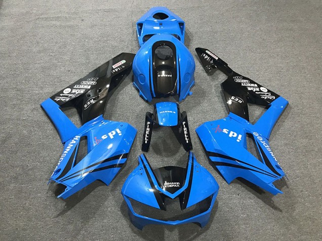 Azul Brillante & Logotipos 13-23 Honda CBR600RR Carenado Azul Brillante & Logotipos 13-23 Honda CBR600RR Carenado
