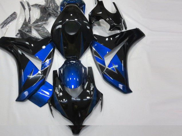 Azul Brillante & Negro 08-11 Honda CBR1000RR Carenado