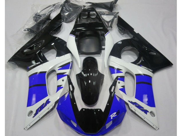 Azul Brillante & Negro 98-02 Yamaha R6 Carenado