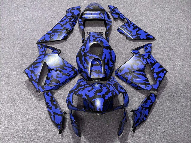 Azul Camuflaje 03-04 Honda CBR600RR Carenado Azul Camuflaje 03-04 Honda CBR600RR Carenado