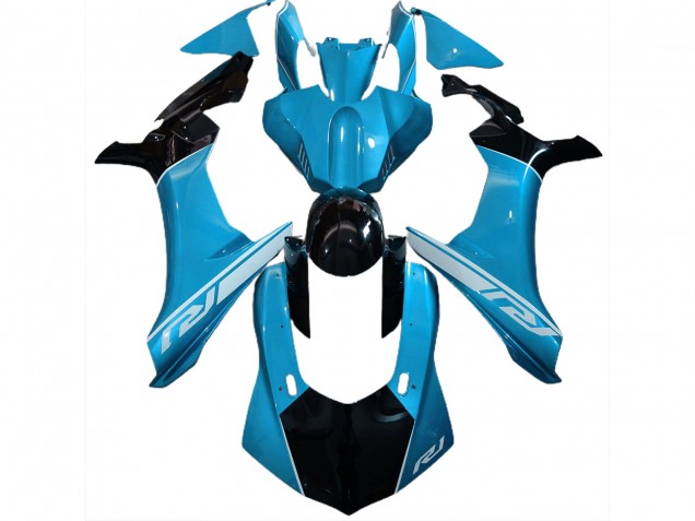 Azul Cielo & Negro 15-19 Yamaha R1 Carenado Azul Cielo & Negro 15-19 Yamaha R1 Carenado