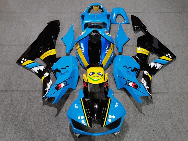 Azul Cielo Personalizado 13-23 Honda CBR600RR Carenado Azul Cielo Personalizado 13-23 Honda CBR600RR Carenado