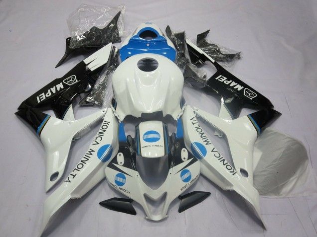 Azul Claro Konica Minolta 07-08 Honda CBR600RR Carenado Azul Claro Konica Minolta 07-08 Honda CBR600RR Carenado