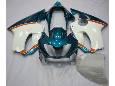 Azul Claro & Naranja 99-00 Honda CBR600 F4 Carenado