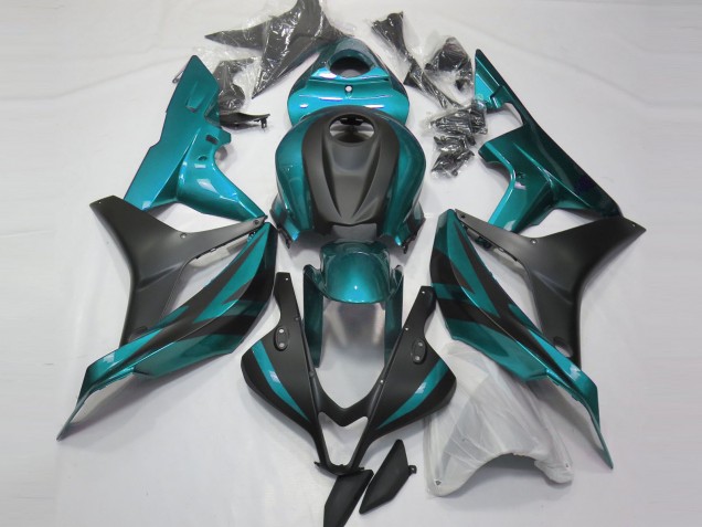 Azul Claro & Negro Mate 07-08 Honda CBR600RR Carenado Azul Claro & Negro Mate 07-08 Honda CBR600RR Carenado