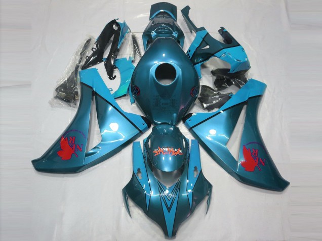 Azul Claro Personalizado 08-11 Honda CBR1000RR Carenado Azul Claro Personalizado 08-11 Honda CBR1000RR Carenado