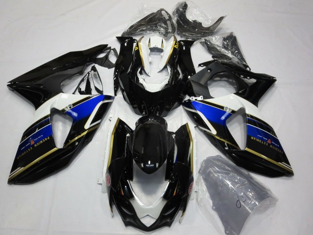 Azul & Dorado 09-16 Suzuki GSXR 1000 Carenado Azul & Dorado 09-16 Suzuki GSXR 1000 Carenado