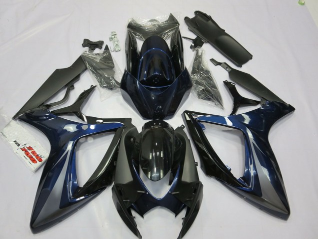 Azul & Gris 06-07 Suzuki GSXR 600-750 Carenado Azul & Gris 06-07 Suzuki GSXR 600-750 Carenado