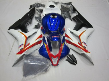 Azul Intenso Blanco & Rojo HRC 07-08 Honda CBR600RR Carenado