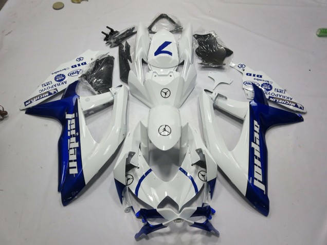 Azul Jordan 08-10 Suzuki GSXR 600-750 Carenado Azul Jordan 08-10 Suzuki GSXR 600-750 Carenado