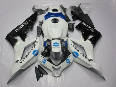 Azul Konica Minolta & Negro 07-08 Honda CBR600RR Carenado
