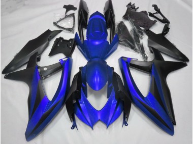 Azul Mate Sin R 08-10 Suzuki GSXR 600-750 Carenado