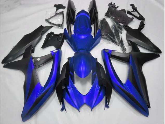 Azul Mate Sin R 08-10 Suzuki GSXR 600-750 Carenado Azul Mate Sin R 08-10 Suzuki GSXR 600-750 Carenado