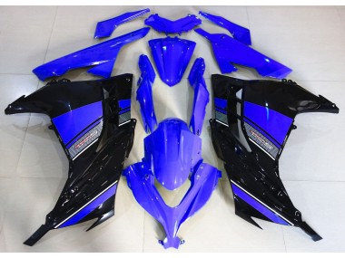 Azul Medianoche & Negro 13-18 Kawasaki Ninja 300 Carenado