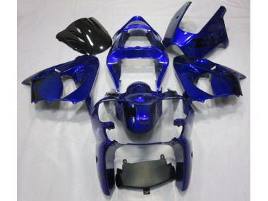 Azúl Metálico 00-02 Kawasaki ZX6R Carenado