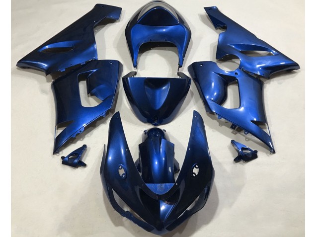 Azúl Metálico 05-06 Kawasaki ZX6R Carenado Azúl Metálico 05-06 Kawasaki ZX6R Carenado