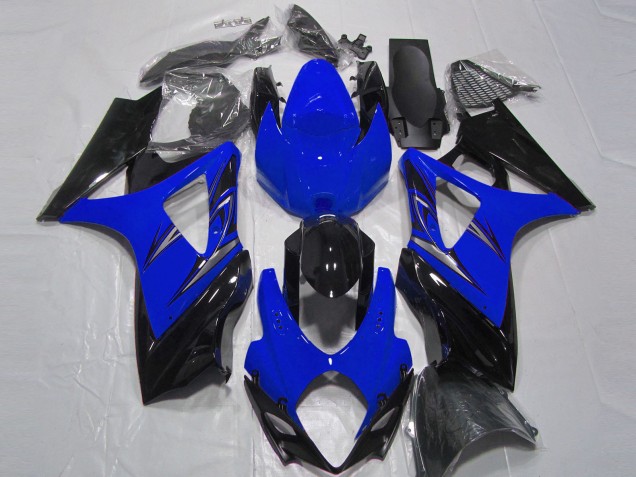 Azul & Negro 07-08 Suzuki GSXR 1000 Carenado Azul & Negro 07-08 Suzuki GSXR 1000 Carenado